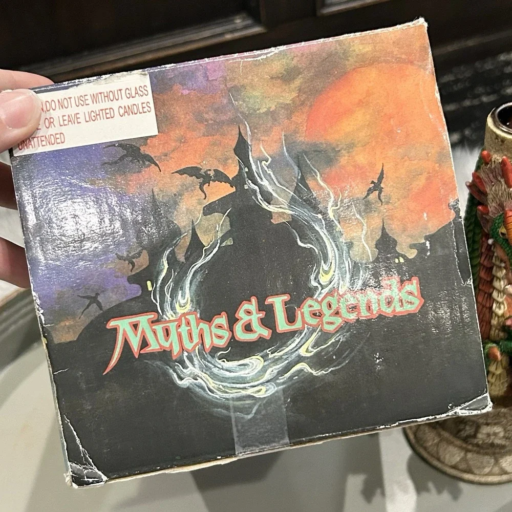 Vintage Rare Myth & Legends Summit Collection Dragon‎ Candle Stick Holder